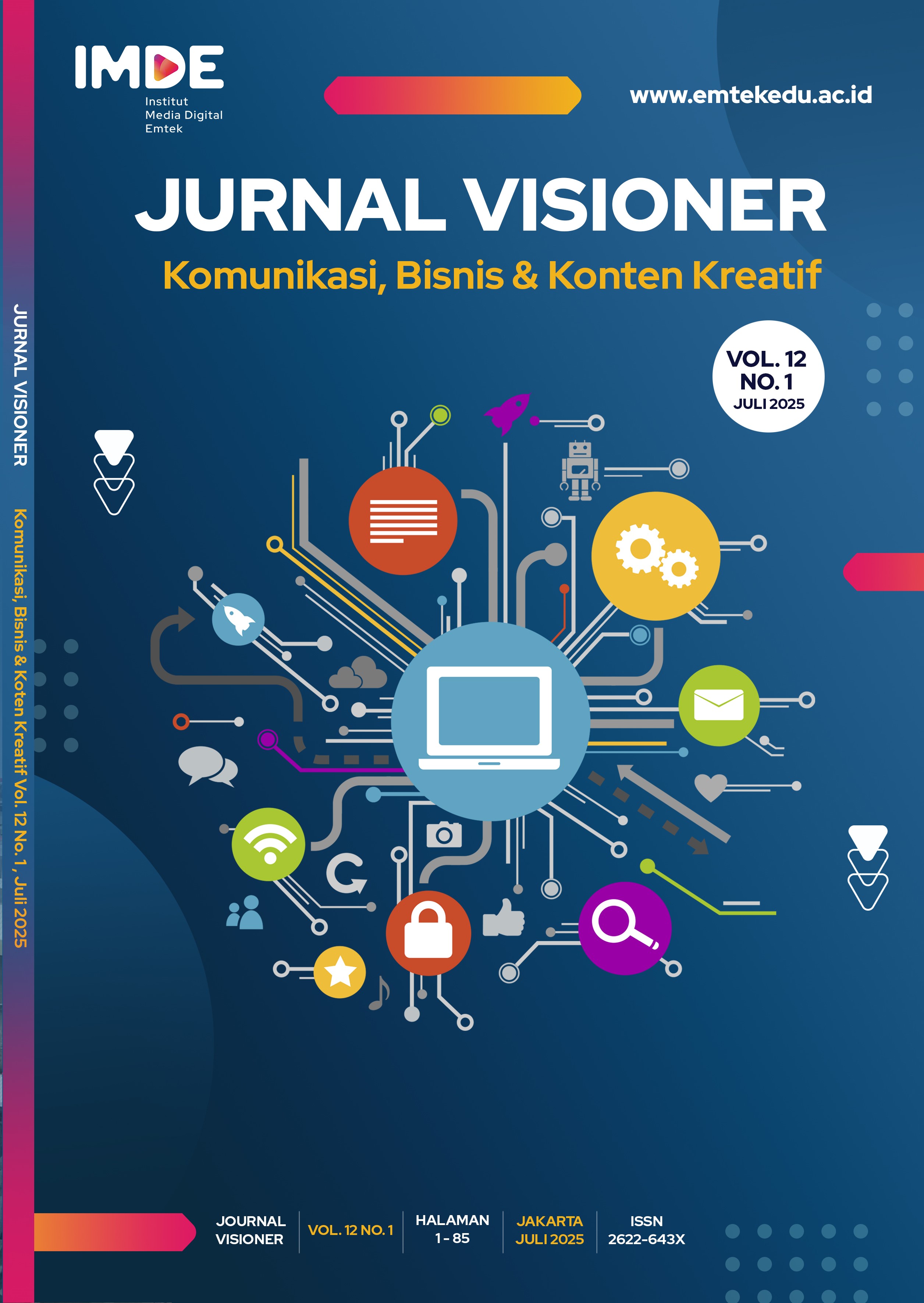 					View Vol. 12 No. 2 (2025): Visioner : Jurnal Komunikasi, Bisnis dan Konten Kreatif
				
